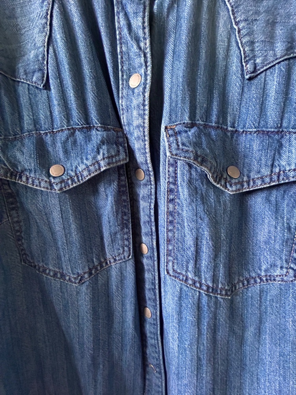 Universal Thread Western Denim Shirtdress - Picture 10 of 12